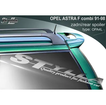 Auto-moto Spoiler zadní dveří horní, křídlo Stylla Opel Astra F combi 91-98