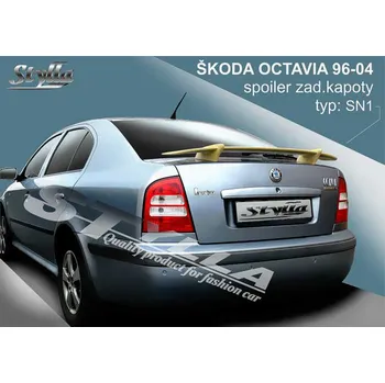 Auto-moto Spoiler zadní kapoty SN1, křídlo Stylla Škoda Octavia I htb