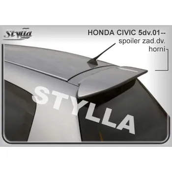 Auto-moto Spoiler zadní dveří horní, křídlo Stylla Honda Civic 5dv. 01-06