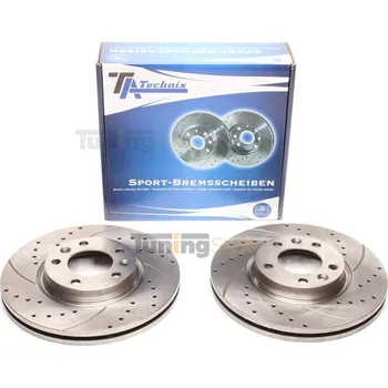 Auto-moto Sportovní brzdové kotouče TATechnix-Přední 283mm Peugeot 407 6D,407SW,508,508SW,607