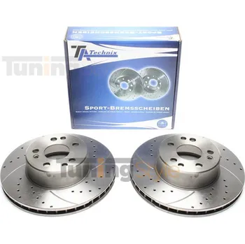 Auto-moto Sportovní brzdové kotouče TATechnix-Přední 310mm Mercedes-Benz S W140
