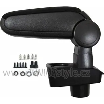 Loketní opěrka Loketní opěrka Ford Fiesta Mk7 černá, textil