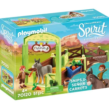 Stavebnice Playmobil Playmobil 70120 Koňský box Šmik & Seňor Mrkvička