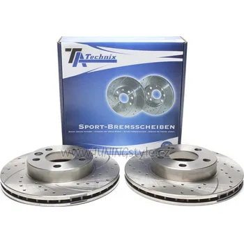 Auto-moto Sportovní brzdové kotouče TA Technix - přední chlazené 280mm - VW Transporter T4