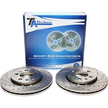 Brzdový systém Sportovní brzdové kotouče TA Technix - přední chlazené 256mm - Škoda Fabia/Octavia/Rapid/Roomster