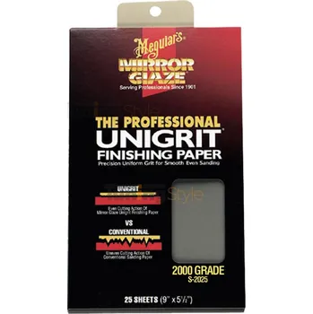 Meguiar's Unigrit Finishing Paper 2000 Grit - brusné papíry 25ks