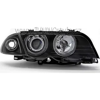 Přední světlomet Přední světla angel eyes BMW E46 Coupe Cabrio černé 99-01