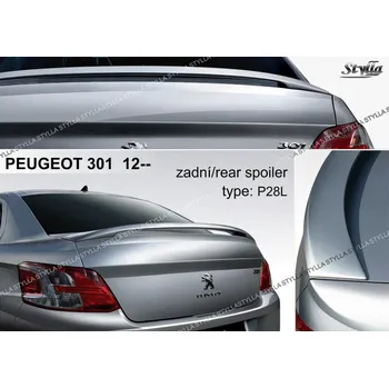 Auto-moto Spoiler zadní kapoty, křídlo Stylla Peugeot 301 12-