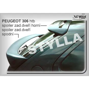 Auto-moto Spoiler zadní dveří spodní křídlo Stylla Peugeot 306 htb 93-01