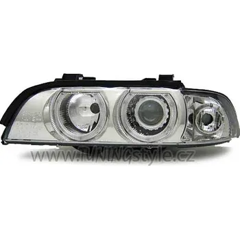 Přední světlomet Přední světla angel eyes xenon BMW E39 - chromové