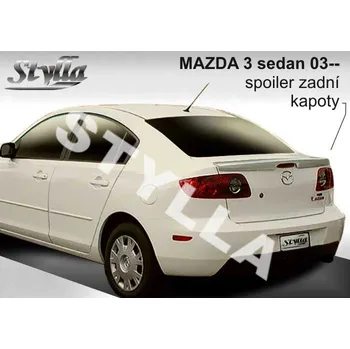Auto-moto Spoiler zadní kapoty - odtrhová lišta Stylla Mazda 3 sedan