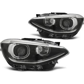 Přední světlomet Přední světla LED angel eyes s denními světly BMW F20/F21 11-14 černá