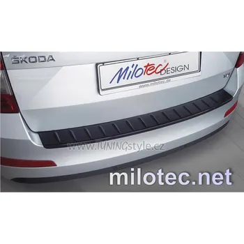 Auto-moto Práh pátých dveří s výstupky, ABS-černá metalíza, Škoda Octavia III. Combi, 05/2013-