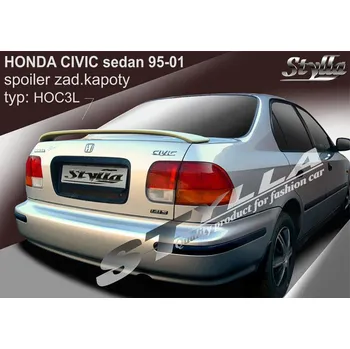 Auto-moto Spoiler zadní kapoty, křídlo Stylla Honda Civic sedan 95-00