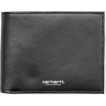 Peněženka Carhartt WIP Leather Rock-it Wallet černá