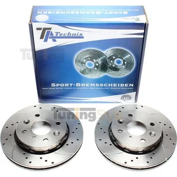 Autodíl Sportovní brzdové kotouče TATechnix-Přední 242mm Kia Shuma,Sephia