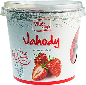Sušené ovoce VitaCup Jahody plátky 25 g