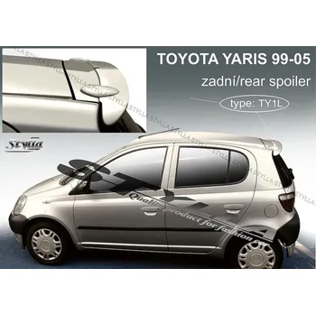Auto-moto Spoiler zadní dveří horní, křídlo Stylla Toyota Yaris I 99-06