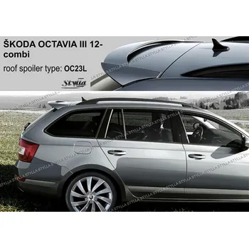 Tuning Spoiler zadních dveří horní, křídlo Stylla - Škoda Octavia III kombi 12-