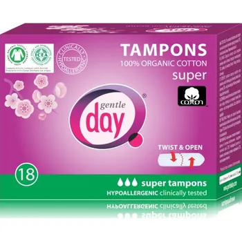 Menstruační tampony Gentle Day Super tampóny 18 ks