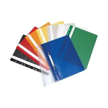 Rychlovazač A4 plastový s eurozávěsem - šedá