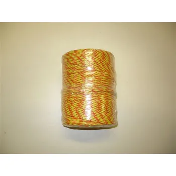 Ohradník Lanko žluto-oranžové, 3 vodiče, 3 mm/250 m