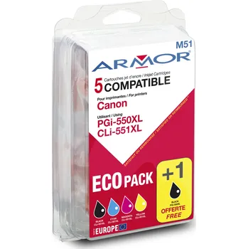 Armor za Canon PGi550BK/CLi551CMYBK 