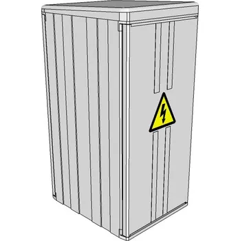 Rozvaděč Elektroměrový rozvaděč ELPLAST-KPZ PR 3.2.1 na sokl IP43 (3D)