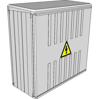 Elektroměrový rozvaděč ELPLAST-KPZ PR 2.1.3 na stěnu IP43 (3D)