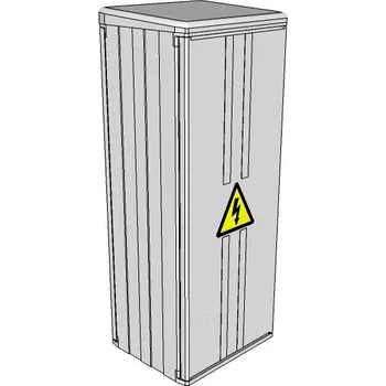 Elektroměrový rozvaděč ELPLAST-KPZ PR 4.1.1 na stěnu IP43 (3D)