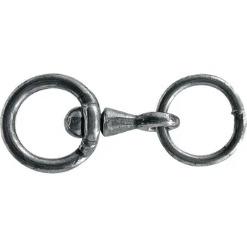 Obrtlík otočný s kroužkem síla 6 mm pro řetězy, vazáky, vodítka, řemeny, zinkovaný