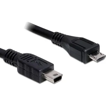 Delock microUSB 2.0 1 m černý