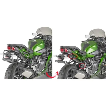 Zavazadlo na motocykl Kawasaki Ninja H2 SX (18-) - boční nosiče Givi PLXR4123 pro kufr