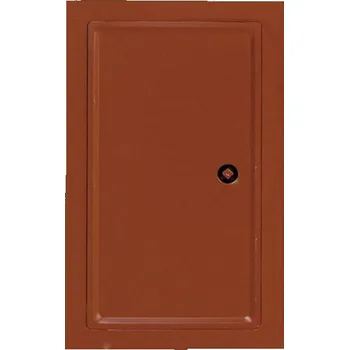 Komínová dvířka HS Flamingo Amstal komínová dvířka velká 155 x 290 mm červená