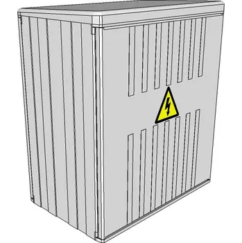 Rozvaděč Elektroměrový rozvaděč ELPLAST-KPZ PR 3.2.3 na sokl IP43 (3D)