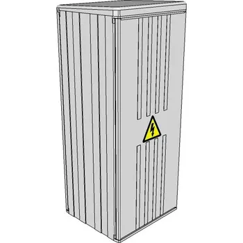 Rozvaděč Elektroměrový rozvaděč ELPLAST-KPZ PR 5.2.2 na sokl IP43 (3D)