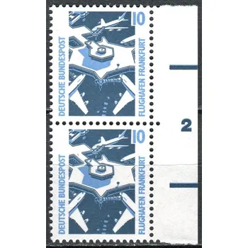 Poštovní známka (1988) MiNr. 1347 ** - Německo - 2-bl - d.z. - Památky (II)