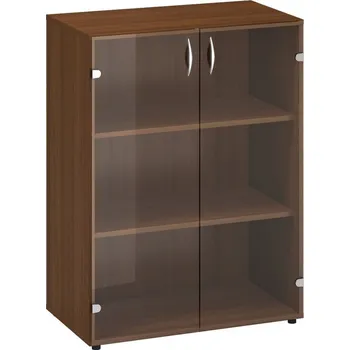 Kancelářská sestava Alfa 500 - Skříň 3M 80 dvířka sklo