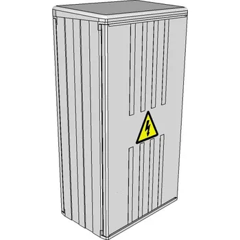 Rozvaděč Elektroměrový rozvaděč ELPLAST-KPZ PR 4.1.2 na stěnu IP43 (3D)