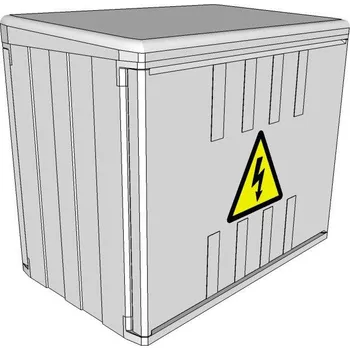 Rozvaděč Elektroměrový rozvaděč ELPLAST-KPZ PR 1.1.2 na stěnu IP54 (3D)