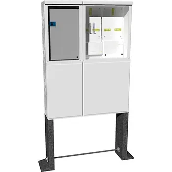 Rozvaděč Elektroměrový rozvaděč ELPLAST-KPZ PERP 160/125/ČEZ 33.1.23 pilíř (3D)