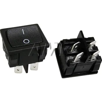 vypínač Vypínač kolébkový malý ARCOLECTRIC H8650VBAAG černý ON-OFF