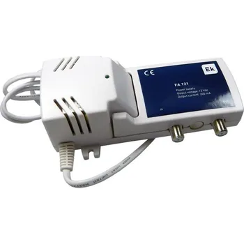 Anténní zesilovač Anténní napaječ 12V / 200mA s (napájení průchozí pro LNB) FA121