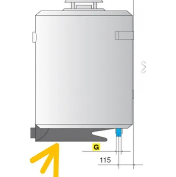 Příslušenství pro ohřívač vody ARISTON Spodní kryt ohřívače V CA (SGA C); ND 991790
