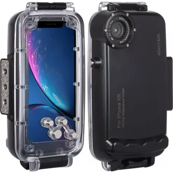 Pouzdro na mobilní telefon Haweel vodotěsné pouzdro do 40m pro iPhone XR - černé