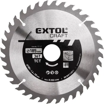 Pilový kotouč Extol Craft 19107 185 x 1,4 x 30 mm