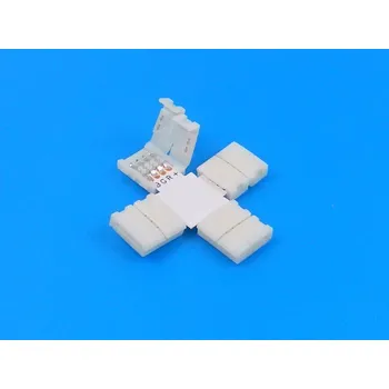 LED páska LED spojka X RGB pro propojení LED pásů šíře 10mm