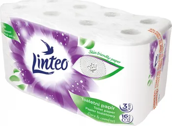 Toaletní papír Linteo Toaletní papír bílý 20 m 3vrstvý 16 ks