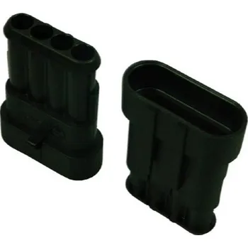 Elektrická zásuvka Konektor AMP Superseal 1,5 SRS se zámkem 4 PIN SRS1,5/M04 0282106-1