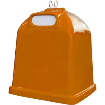 Skladový kontejner Zvonový kontejner (sklolaminát) - ZVON 2,15 m3 ORANŽOVÁ- NÁPOJOVÉ KARTONY